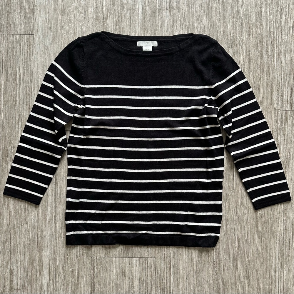 H&M Striped Boatneck Sweater